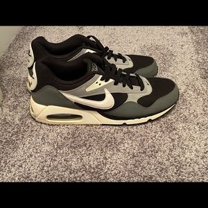 Gray & black Nike shoes